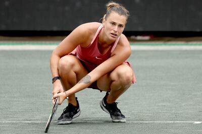 Belarus' Aryna Sabalenka is ranked No 4 in the world. AFP