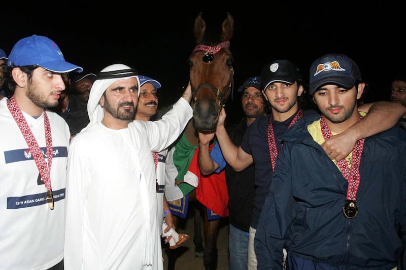 Sheikh Rashid was owner of Zabeel Racing International and led the individual owners list an unprecedented five times with more than 428 wins.