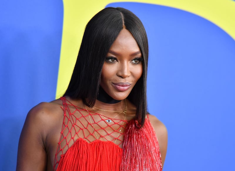 British supermodel Naomi Campbell arrives at the 2018 CFDA Fashion awards June 4, 2018 at The Brooklyn Museum in New York.  / AFP / ANGELA WEISS
