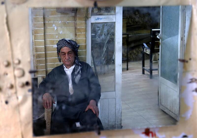 Mam Khalil began working in 1948 before moving to his current cafe a few years later. Safin Hamed / AFP