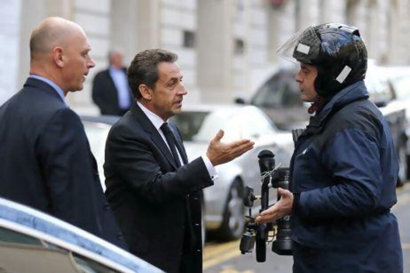 Former French President Nicolas Sarkozy is under pressure over allegations of receiving irregular financial backing. Benoit Tessier / Reuters