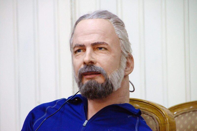 Before Han and Sophia, there was Philip K Dick. He is a humanoid lookalike of sci-fi author Philip K Dick, who died in 1982. Photo: Hanson Robotics