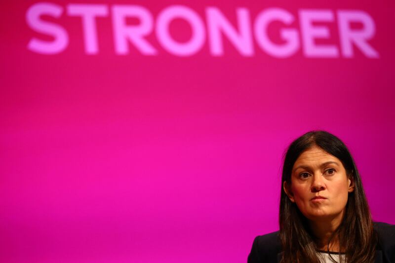Shadow foreign secretary Lisa Nandy has suggested Labour would be more interventionist if it gained power. Reuters