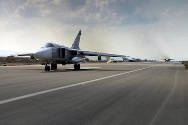 Russian fighter jets have killed at least 25 people during air strikes in Syria. AP / Russian Defense Ministry Press Service