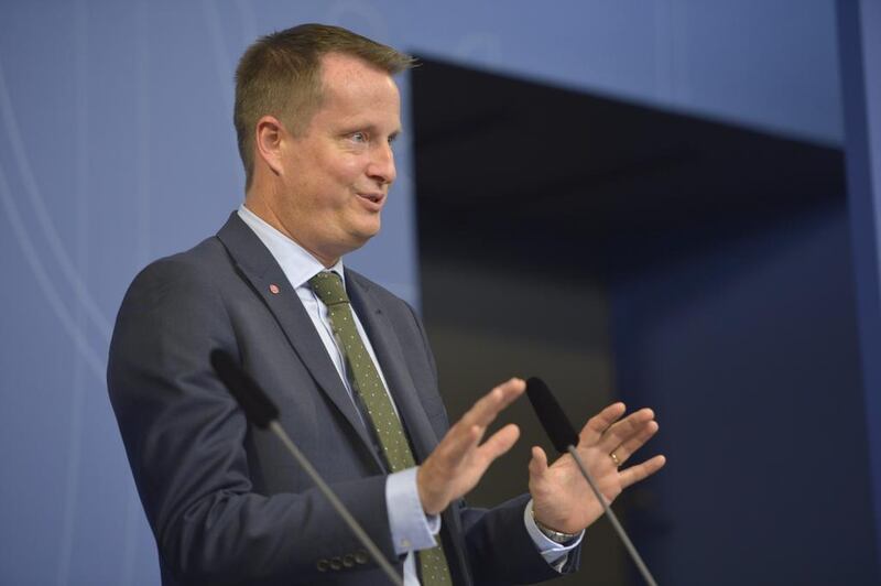 Interior Minister Anders Ygeman says Sweden wants to deport up to 80,000 asylum-seekers. Henrik Montgomery / TT via AP, file