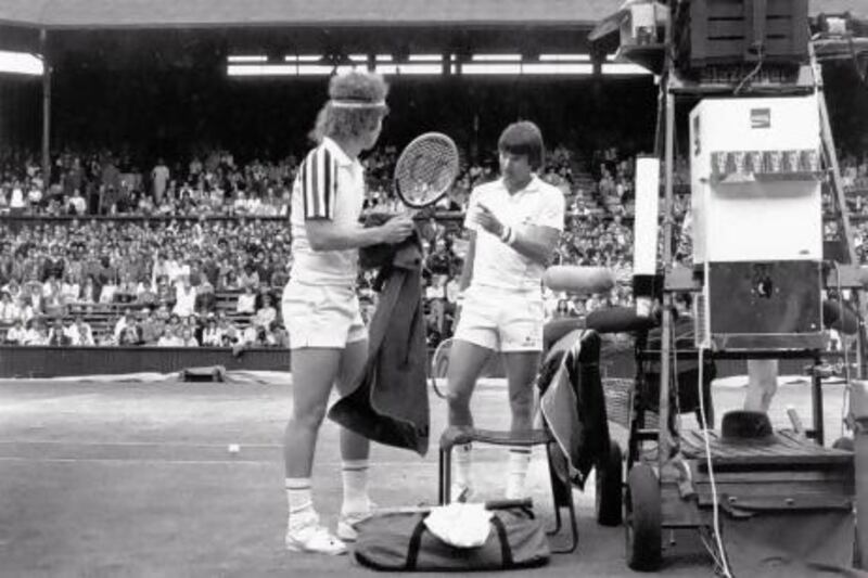 There was no love lost between Jimmy Connors, right, and John McEnroe.