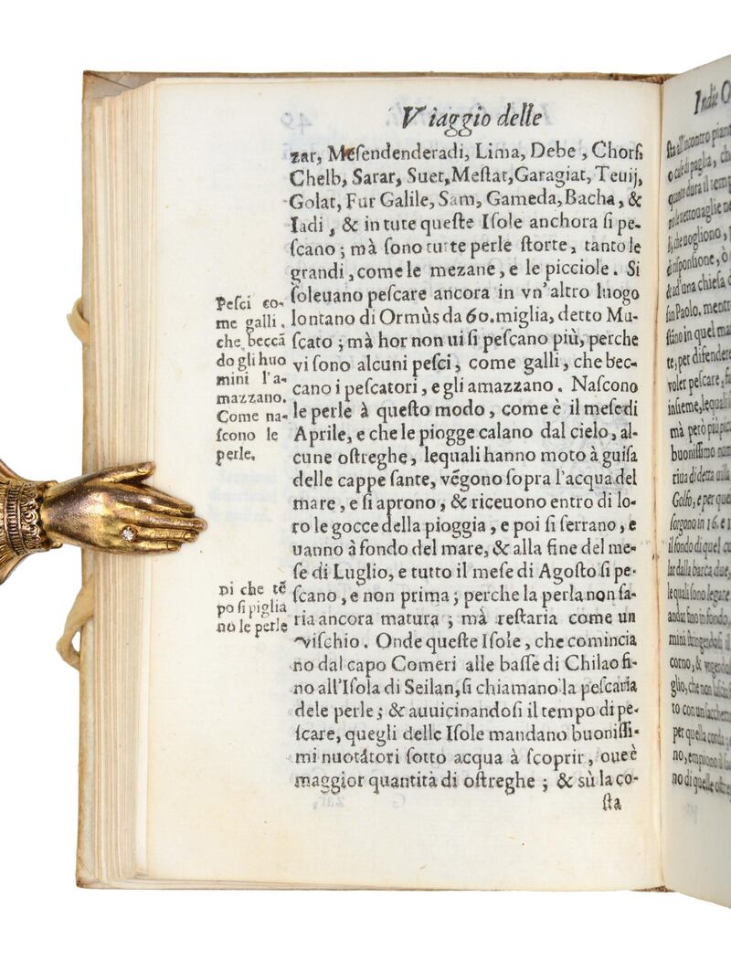 The Viaggio dell'Indie Orientali was sourced and acquired by Peter Harrington Rare Books for a regional collector in 2017, who bought the title for a whopping $80,000 (Dh293,848). Peter Harrington