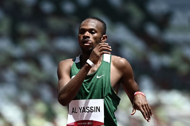 Mazen Moutan Al Yassin - The Saudi 400m runner is on an upward trajectory and will be looking to make it to the final at this summer’s postponed World Championships in Eugene, Oregon. AFP