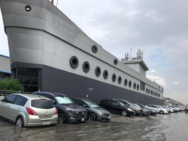 Flooding in Al Quoz Dubai