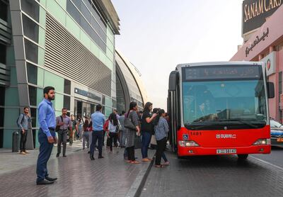 Dubai, United Arab Emirates, September 6, 2018.  Dubai Metro Anniversary.--  Georgie Babu at the Noor Bank Metro Station.
Victor Besa/ The National
Section:  NA
Reporter:  Nawal Irhami