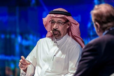 A nine-month extension of production cuts is 'unequivocal' according to Saudi energy minister Khalid Al Falih. Victor Besa / The National