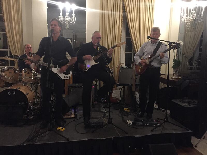 Then US Deputy Secretary of State Antony Blinken playing with The Coalition of the Willing and Jeff “Skunk” Baxter of Steely Dan & Doobie Bros during an event at British Embassy in Washington DC on Sept 9, 2016. Posted on Blinken's Twitter.