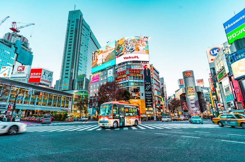 3. Tokyo, Japan, ranked third in a tie with Seoul, South Korea. Tokyo was poorly scored for student mix (74 out of 115) but was the most desirable city for students and employer activity.