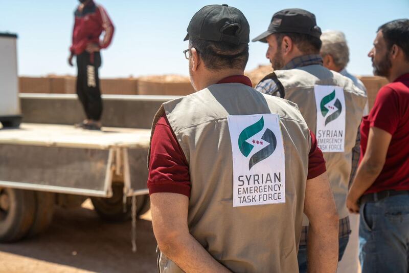 The US-based Syrian Emergency Task Force has worked for years to 'creatively get aid into the Rukban camp amid a regime-led siege that has blocked official aid from entering. Photo: Rukban Camp Residents, courtesy of SETF