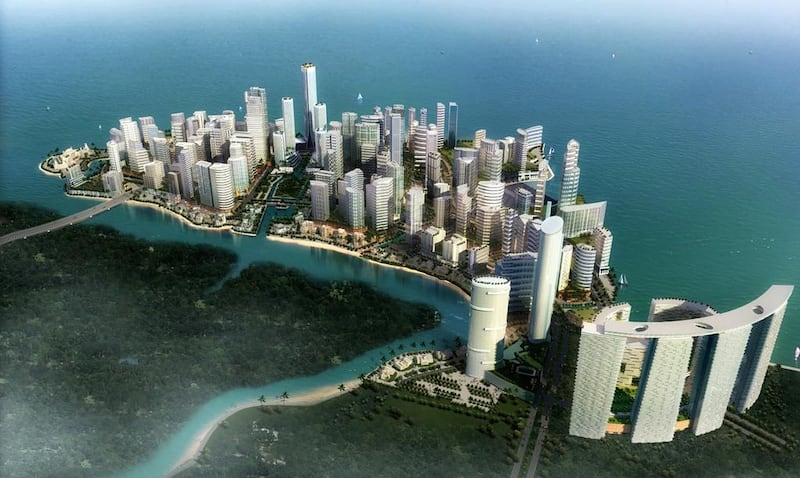 A rendering of the Shams area of Reem Island. Courtesy Abu Dhabi Planning Council