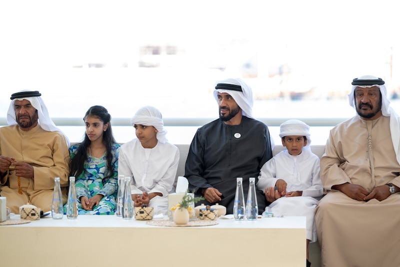 Other sheikhs, sheikhas and senior officials attended the event.  Abdulla Al Bedwawi / UAE Presidential Court 