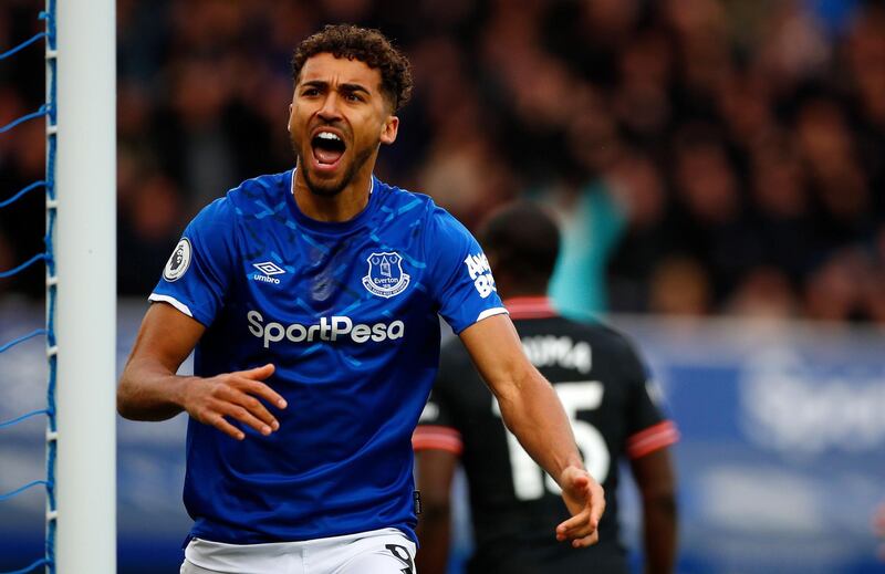 Centre forward: Dominic Calvert-Lewin (Everton) – Revelled in playing for Duncan Ferguson as he scored two goals and bullied Chelsea into defeat at Goodison Park. EPA