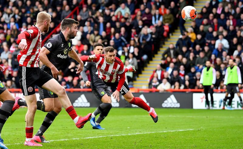 Sheffield United 1 Norwich City 0: Billy Sharp headed home the winning goal after 36 minutes - but Sheffield United were thankful for on-loan keeper Dean Henderson who made three crucial late saves to clinch all three points. The Blades kept up their hopes of a European place next season, while Norwich remain rooted to the bottom of the table, six points from safety. Reuters