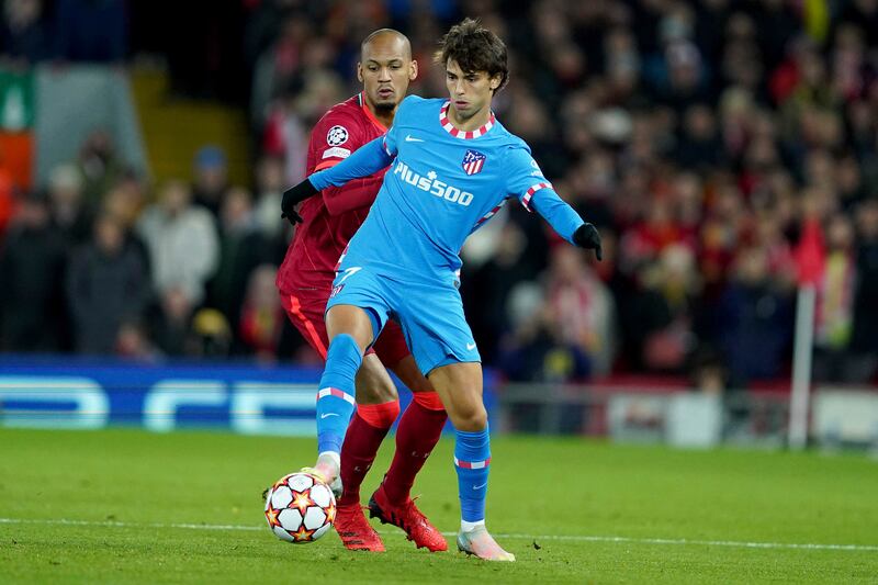 Joao Felix - 3: The Portuguese worried Liverpool in Madrid but his passing was dreadful last night. It looked as if he and Suarez were playing together for the first time. He was withdrawn for Renan Lodi just before the hour. AP