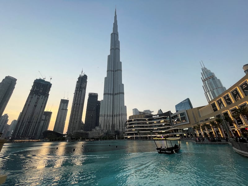 Downtown Dubai. Investors are drawn to the UAE because of its friendly business environment, infrastructure and policies, the IIF said. Reuters