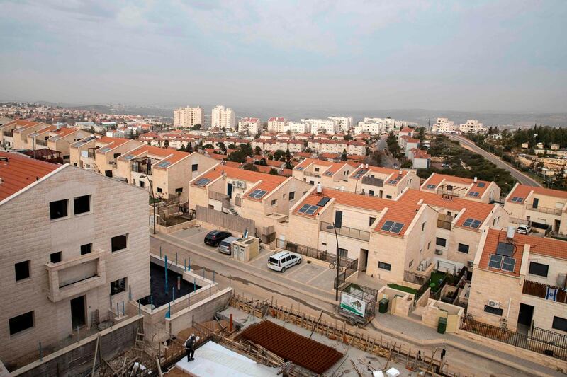 The Israeli settlement of Ariel near the West Bank city of Nablus. AFP