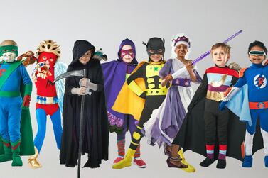 Children at Great Ormond Street Hospital were transformed into their superhero alter-egos. Photo Ian Derry
