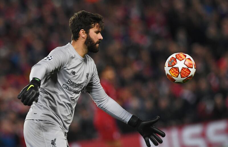 Alisson: 7 out of 10. Liverpool goalkeeper would have expected a busier night against Lionel Messi and Co. Made important saves though to deny Barcelona a crucial away goal. EPA