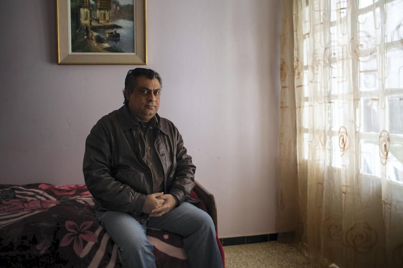 Oussema Ayari at his home in Ettadhaman. "The problems here go beyond the government," he said, "they're structural. The corruption keeps people from realizing their ambitions." Erin Clare Brown / The National