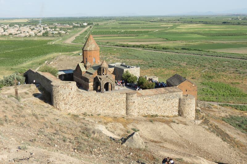 Khor Virap monastery on the Ararat Plain is Armenia’s most sacred site and popular with visitors. Photo: Esplora