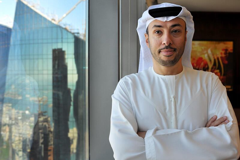 ABU DHABI, UNITED ARAB EMIRATES - - -  November 11, 2013 --- Waha Capital CEO Salem Al Noaimi.   ( DELORES JOHNSON / The National )    ****Reporter is Mahmoud Kassem**** *** Local Caption ***  DJ-1111-BZ-Waha Capital CEO-005.jpg