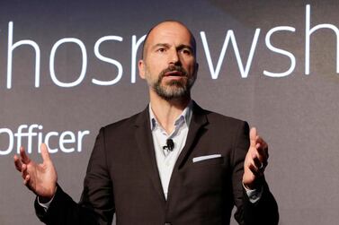 Uber chief executive, Dara Khosrowshahi, said the company is looking for new opportunities to consolidate its food delivery business. AP 