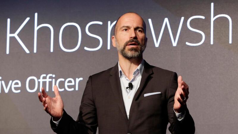 Uber chief executive, Dara Khosrowshahi, said the company is looking for new opportunities to consolidate its food delivery business. AP 