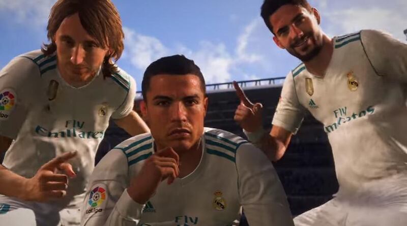 Cristiano Ronaldo is the star of the show in Fifa 18. Courtesy Electronic Arts