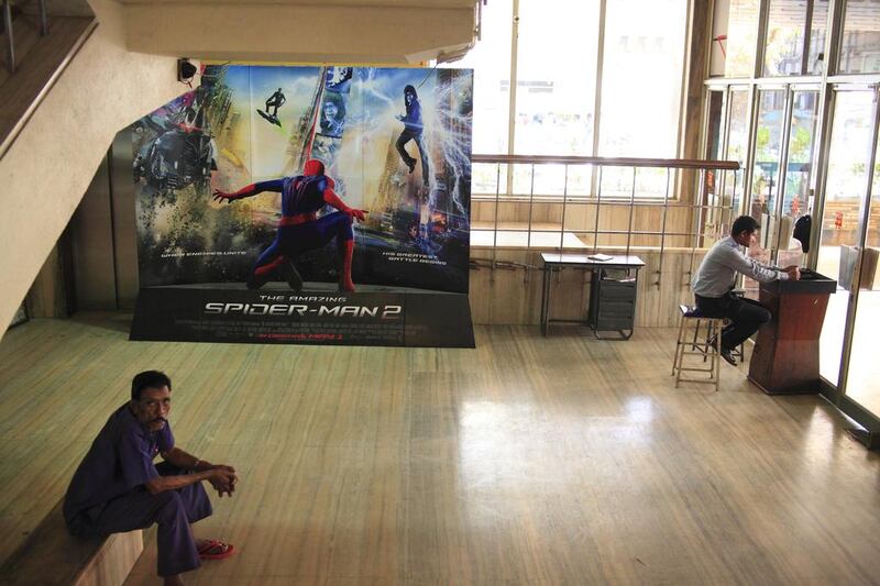 Not even a blockbuster movie like Spider-Man 2 could draw in film buffs at New Excelsior cinema. Subhash Sharma for The National