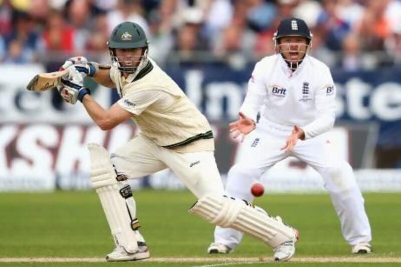 Australia's Chris Rogers struck a century during Day 2 of the fourth Ashes Test at Chester-le-Street.