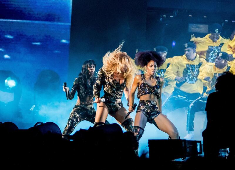 It's the first reunion of Destiny's Child since the Super Bowl halftime show in 2013. Kyle Grillot / AFP