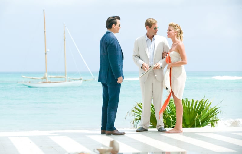 A scene from 'The Rum Diary', the film where Johnny Depp and Amber Heard met in 2011. Photo: FilmDistrict