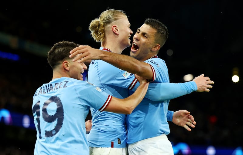 SUBS: Julian Alvarez (De Bruyne, 68') - 7. Should have made it three when he was found in the box by a Gundogan cutback 15 minutes from time. Saw another shot of his flash just wide in the closing stages. Reuters
