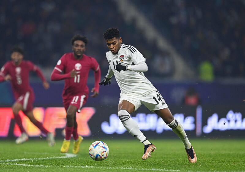 UAE drew their game against Qatar at the Arabian Gulf Cup on Friday. Photo: UAE FA