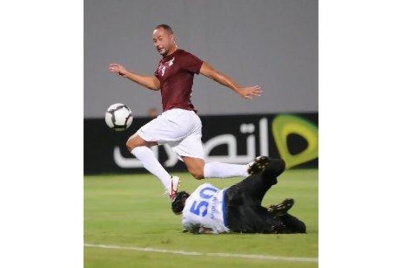 Fernando Baiano, left, has scored 70 goals in 73 games since arriving in the UAE in 2008.