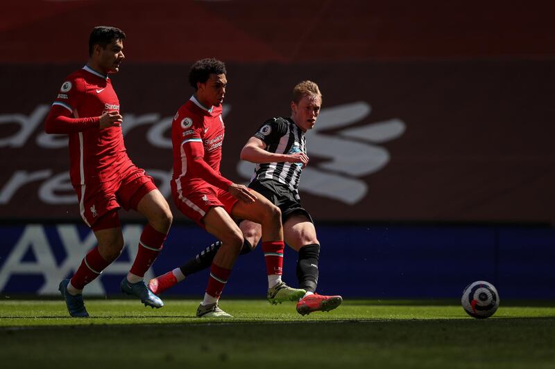 Sean Longstaff - 6. The 23-year-old should have equalised when clean through in the first half. He gave the ball away on the edge of his own area in the second period and was relieved when Salah shot into the side netting. EPA