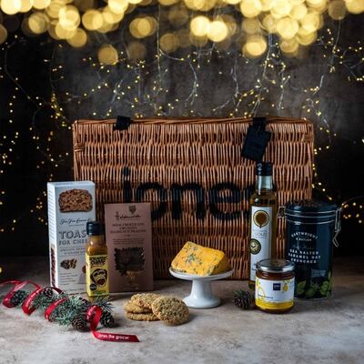 Savoury hampers are as covetable as their sweet counterparts. Photo: Jones the Grocer