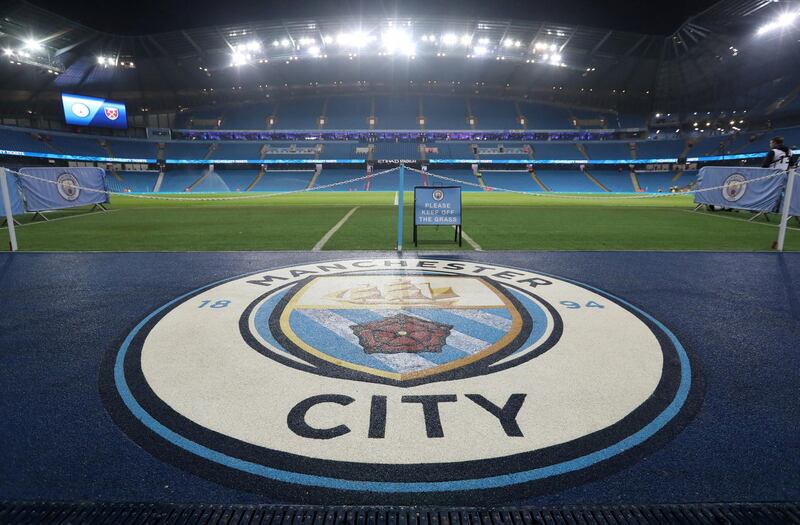 FILE PHOTO: Soccer Football - Premier League - Manchester City v West Ham United - Etihad Stadium, Manchester, Britain - February 27, 2019  General view inside the stadium before the match   REUTERS/Jon Super  EDITORIAL USE ONLY. No use with unauthorized audio, video, data, fixture lists, club/league logos or "live" services. Online in-match use limited to 75 images, no video emulation. No use in betting, games or single club/league/player publications.  Please contact your account representative for further details./File Photo