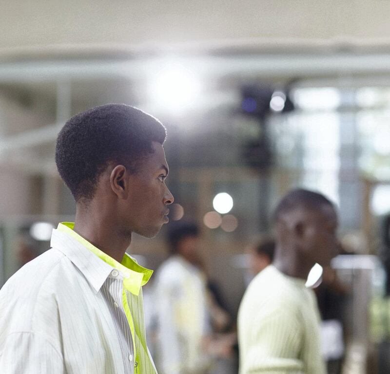 A look from the Hermes spring summer 2021 menswear show. Courtesy Hermes