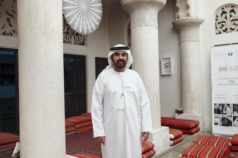 29.04.19 Al Fahidi, Dubai. Ahmed Al Jafflah works at the  Sheikh Mohammed Cultural Centre of Understanding. For an interview about Ramadan traditions. Anna Nielsen for the National