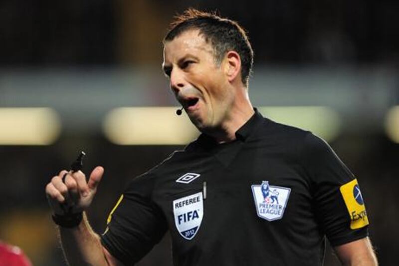 English Premier League referee Mark Clattenburg.