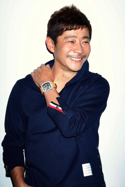 epa07028777 (FILE) - An undated file photo made available on 18 September 2018 shows Yusaku Maezawa, 42, the founder and CEO of Zozo, Japan's largest online fashion retailer. Aerospace company SpaceX announced on 17 September 2018 that it will take Yusaku Maezawa into space to fly around the moon, making this Japanese billionaire the first space tourist to do so.  EPA/JIJI PRESS/START TODAY JAPAN OUT EDITORIAL USE ONLY/ MANDATORY CREDIT  NO ARCHIVES