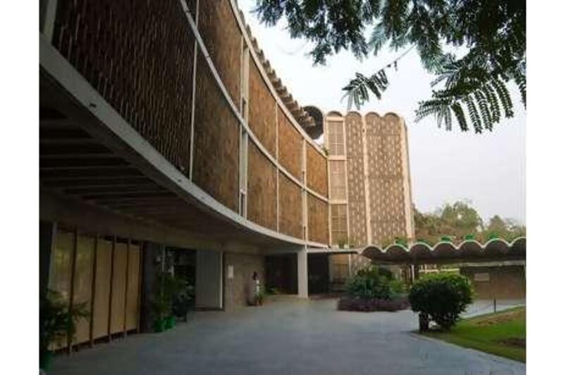 The India International Centre in New Delhi has been razed in several parts to make room for renovations.
