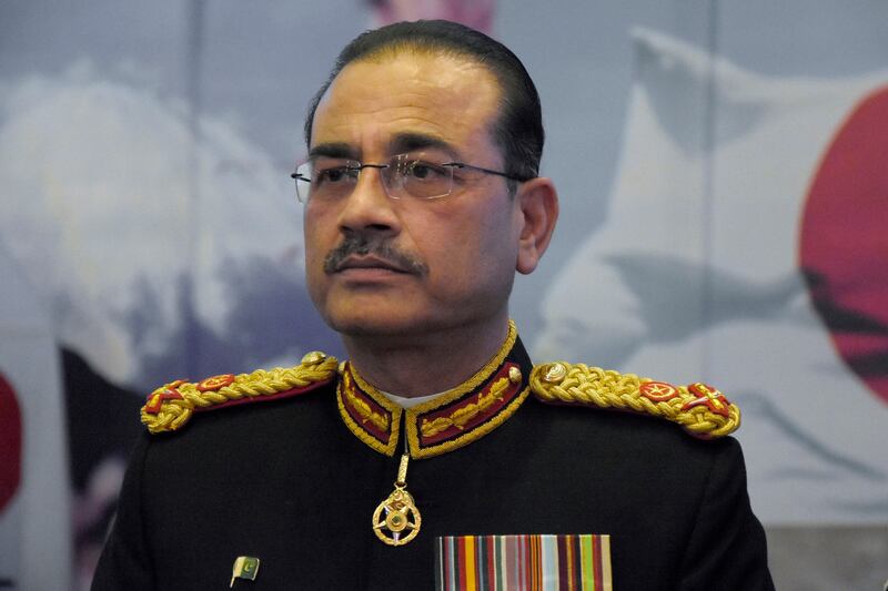 Pakistan army chief Gen Asim Munir attends a ceremony in Islamabad on November 1, 2022. AP Photo