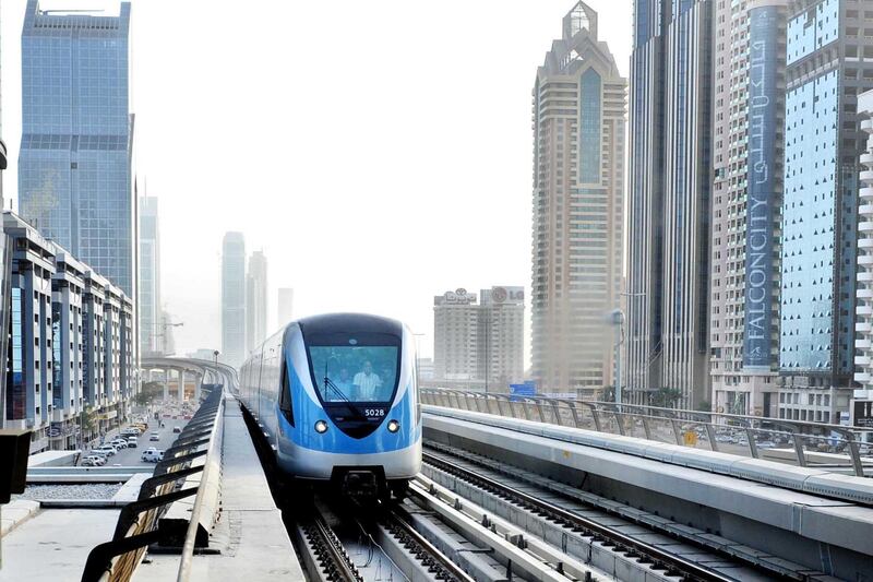 51m riders used Dubai Metro in Q1 2017. Courtesy RTA *** Local Caption ***  na13ma-rta-02.jpg